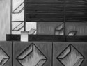 Beton, Muster, Lamellen, Öl/Karton, 40 x 30 cm, 2010