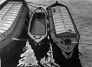 Wasser, Seile, Schiff, Öl/Karton, 66 x 42 cm, 2008