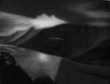 Wasser, Wolke, Berg, Öl/Karton, 40 x 30 cm, 2011